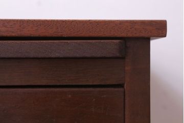 レトロ家具　昭和レトロ　小さなサイドキャビネット(サイドテーブル)(1)