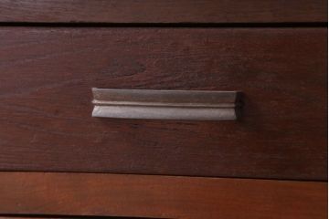 レトロ家具　昭和レトロ　小さなサイドキャビネット(サイドテーブル)(1)