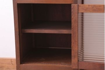 レトロ家具　昭和レトロ　小さなサイドキャビネット(サイドテーブル)(1)