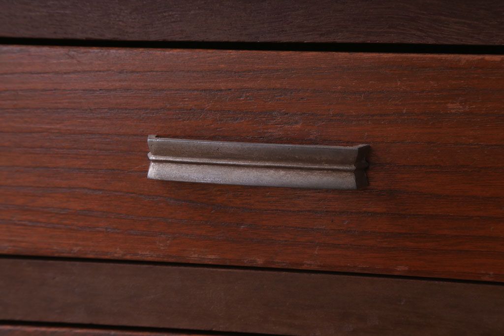 レトロ家具　昭和レトロ　小さなサイドキャビネット(サイドテーブル)(2)