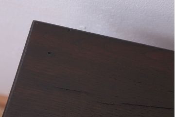 レトロ家具　和製アンティーク　古いナラ材のレトロな花台