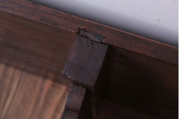 アンティーク家具　古民具・骨董　総欅材!アンティーク経机(平机・文机・座卓・飾り台)