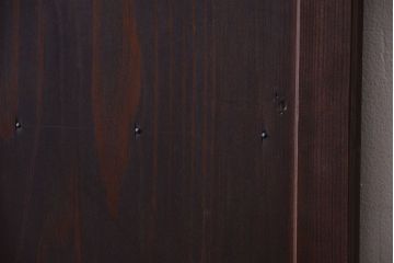 和製アンティーク　モールガラス入り!古い木製の細身なドア