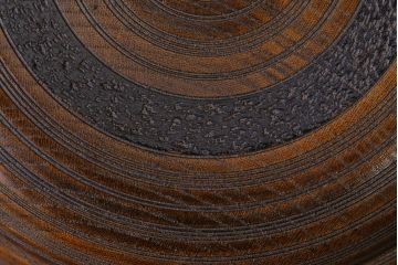 アンティーク雑貨　和製アンティーク　古い木製の蓋付き小物入れ(菓子盆)