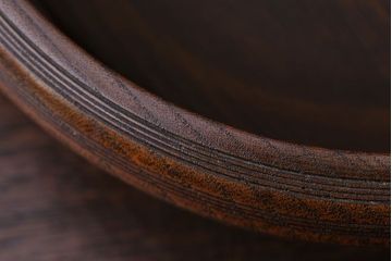 アンティーク雑貨　和製アンティーク　古い木製の蓋付き小物入れ(菓子盆)