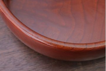 アンティーク雑貨　和製アンティーク　古い欅材製の刳り貫き茶櫃(小物入れ)