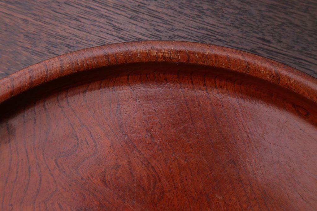 アンティーク雑貨　和製アンティーク　古い欅材製の刳り貫き茶櫃(小物入れ)