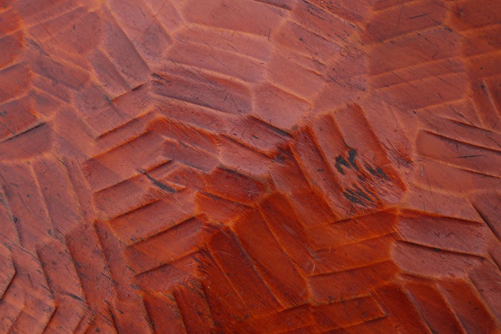 アンティーク雑貨　和製アンティーク　古い木製のトレー(お盆)