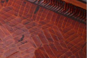 アンティーク雑貨　和製アンティーク　古い木製のトレー(お盆)