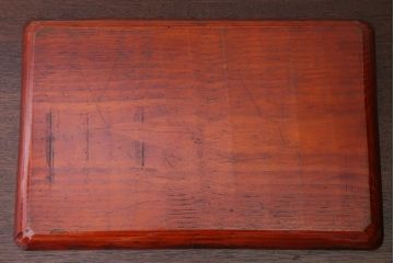 アンティーク雑貨　和製アンティーク　古い木製のトレー(お盆)