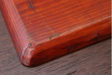 アンティーク雑貨　和製アンティーク　古い木製のトレー(お盆)