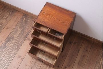 アンティーク家具　和製アンティーク　前面桑材!高級小引き出し