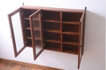 アンティーク家具　アンティーク　壁掛けキャビネット(収納棚)(2)