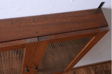 アンティーク家具　アンティーク　壁掛けキャビネット(収納棚)(2)