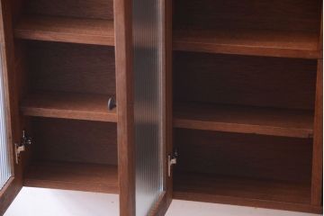 アンティーク家具　アンティーク　壁掛けキャビネット(収納棚)(2)
