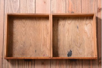 アンティーク家具　大正ロマン　古い木製のアンティーク片袖机(デスク)