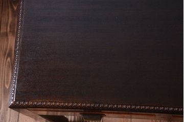 アンティーク家具　大正ロマン　古い木製のアンティーク片袖机(デスク)