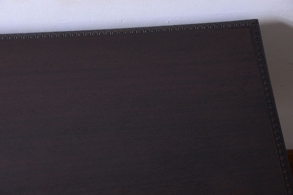 アンティーク家具　大正ロマン　古い木製のアンティーク片袖机(デスク)