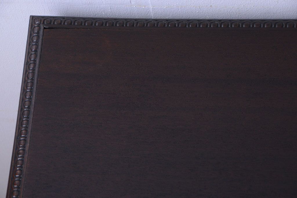 アンティーク家具　大正ロマン　古い木製のアンティーク片袖机(デスク)