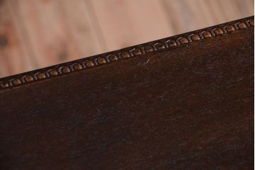 アンティーク家具　大正ロマン　古い木製のアンティーク片袖机(デスク)