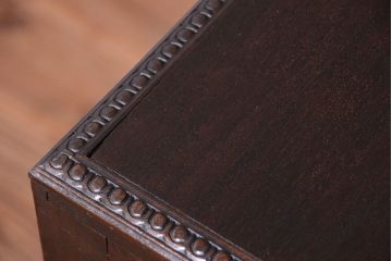 アンティーク家具　大正ロマン　古い木製のアンティーク片袖机(デスク)