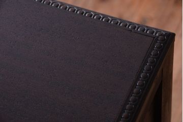 アンティーク家具　大正ロマン　古い木製のアンティーク片袖机(デスク)