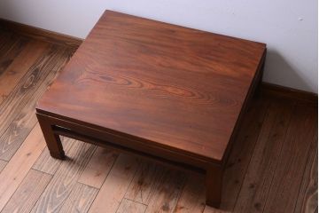 アンティーク家具　古民具・骨董　明治期　総欅材!アンティーク座卓