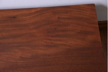 アンティーク家具　古民具・骨董　明治期　総欅材!アンティーク座卓