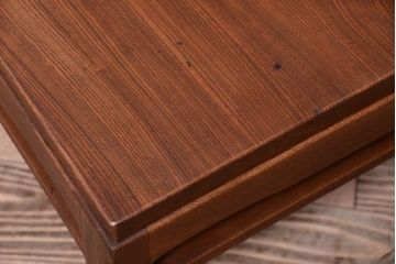 アンティーク家具　古民具・骨董　明治期　総欅材!アンティーク座卓