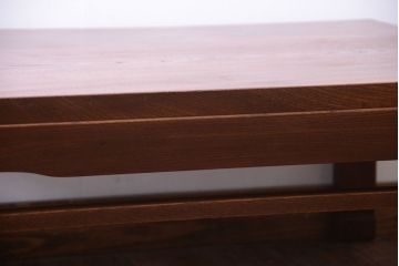 アンティーク家具　古民具・骨董　明治期　総欅材!アンティーク座卓