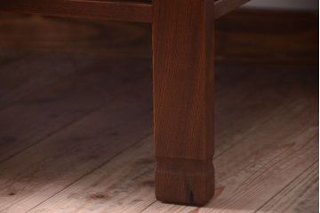 アンティーク家具　古民具・骨董　明治期　総欅材!アンティーク座卓