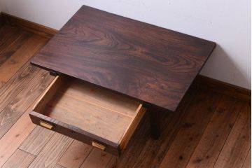 アンティーク家具　和製アンティーク　天板欅一枚板!古い文机