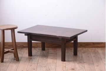 アンティーク家具　和製アンティーク　天板欅一枚板!古い文机