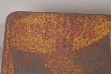 アンティーク雑貨　昭和レトロ　オリエンタルカレーのガラス瓶(角瓶)