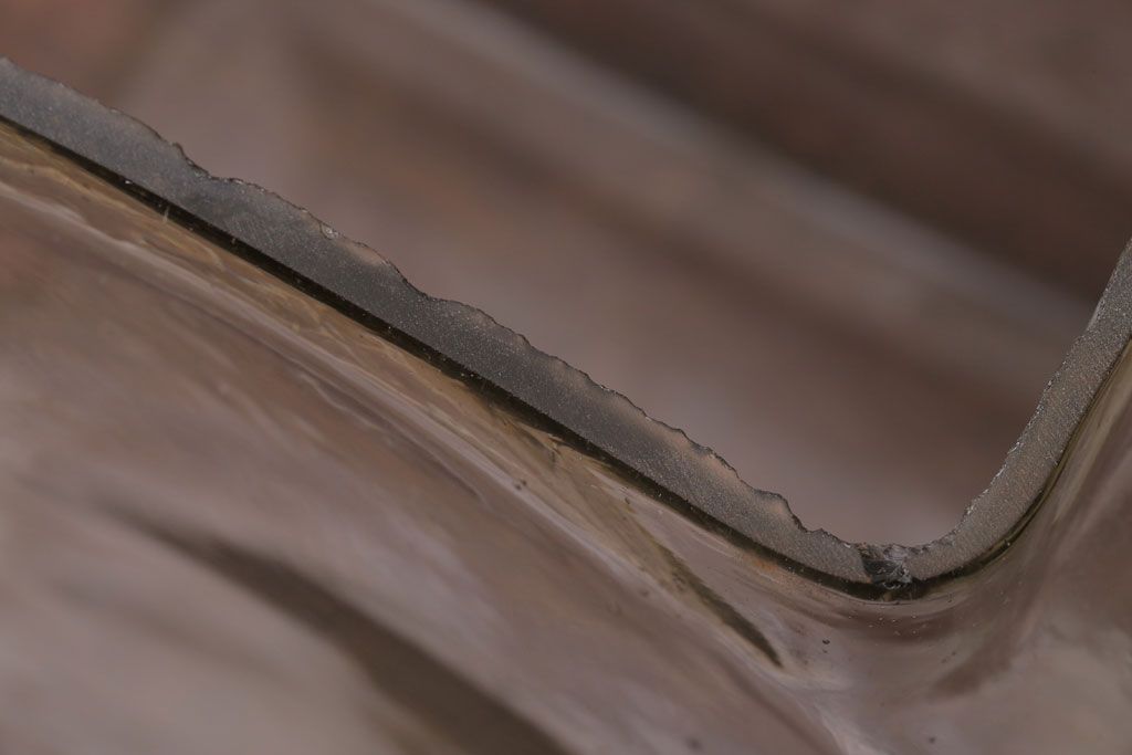 アンティーク雑貨　昭和レトロ　オリエンタルカレーのガラス瓶(角瓶)