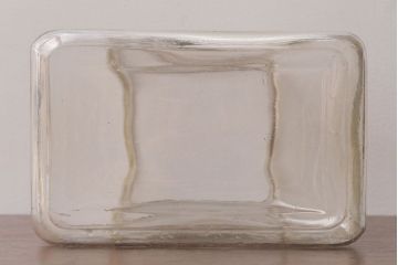 アンティーク雑貨　昭和レトロ　オリエンタルカレーのガラス瓶(角瓶)