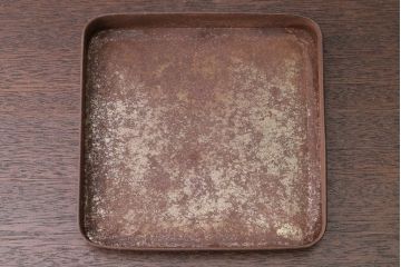 アンティーク雑貨　昭和レトロ　オリエンタルカレーのガラス瓶(角瓶)