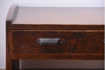 アンティーク家具　古民具・骨董　総欅!大正期のアンティーク文机