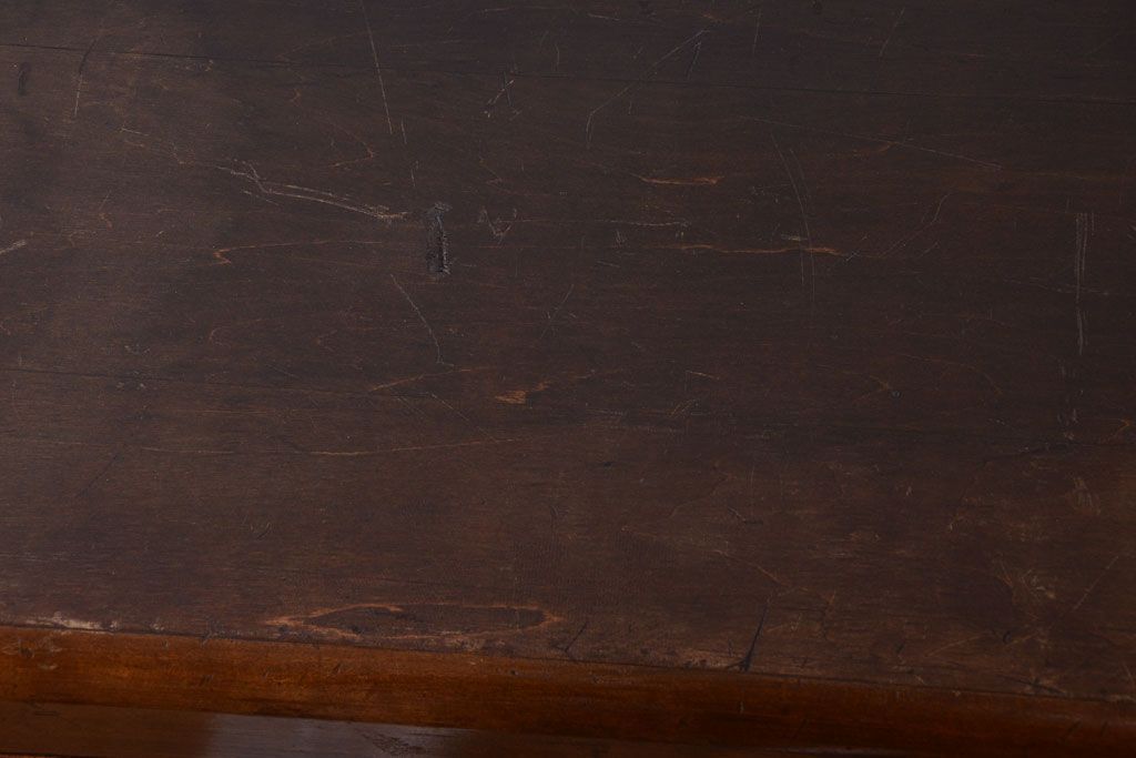 アンティーク家具　和製アンティーク　モールガラス入り!古い木の本箱