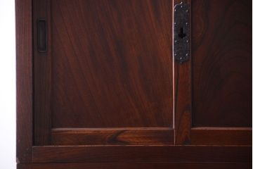 アンティーク家具　古民具・骨董　最高級品　明治期　三方欅材のアンティーク階段箪笥