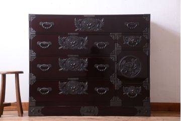 中古　仙台箪笥　KB-7BD　四尺　野郎箪笥(定価925000円)