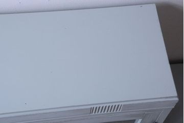 アンティーク家具　アンティークペイント　丸脚付き!おしゃれでかわいい食器棚