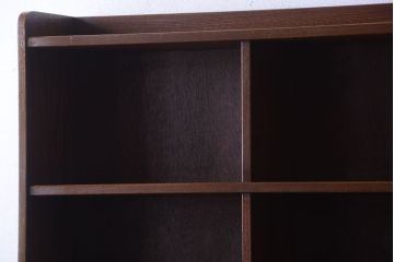 アンティーク家具　アンティーク　古いナラ材の大きな重ね本棚