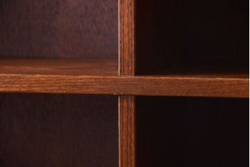 アンティーク家具　アンティーク　古いナラ材の大きな重ね本棚