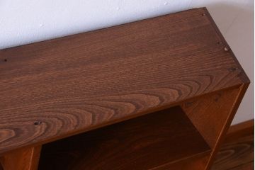 アンティーク家具　アンティーク　古いナラ材の大きな重ね本棚