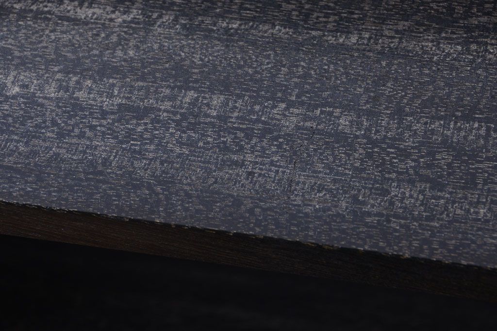 アンティーク家具　アンティーク　古い木製のシンプルな本棚(2)