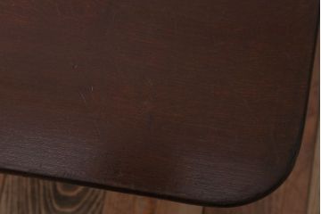 アンティーク家具　和製アンティーク　大ぶり!古い木製角ちゃぶ台(1)