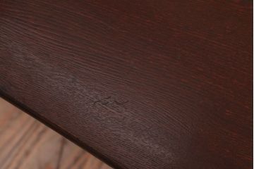 アンティーク家具　和製アンティーク　大ぶり!古い木製角ちゃぶ台(2)