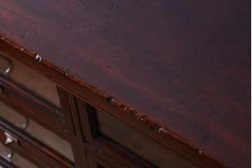 ヴィンテージ家具　イギリスビンテージ　古い木製のシャツケース(引き出し・収納棚)