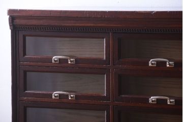 ヴィンテージ家具　イギリスビンテージ　古い木製のシャツケース(引き出し・収納棚)